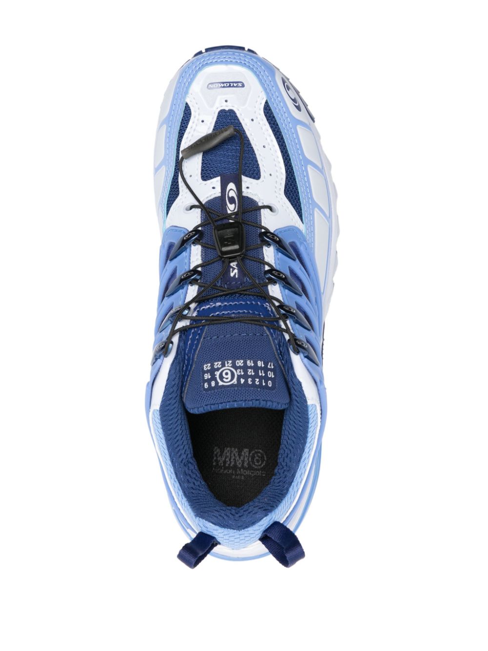 Shop Mm6 Maison Margiela X  Acs Pro Panelled Sneakers In Blue