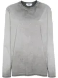 MSGM logo-embroidered cotton T-shirt - Grey