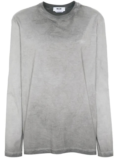 MSGM t-shirt en coton à logo brodé
