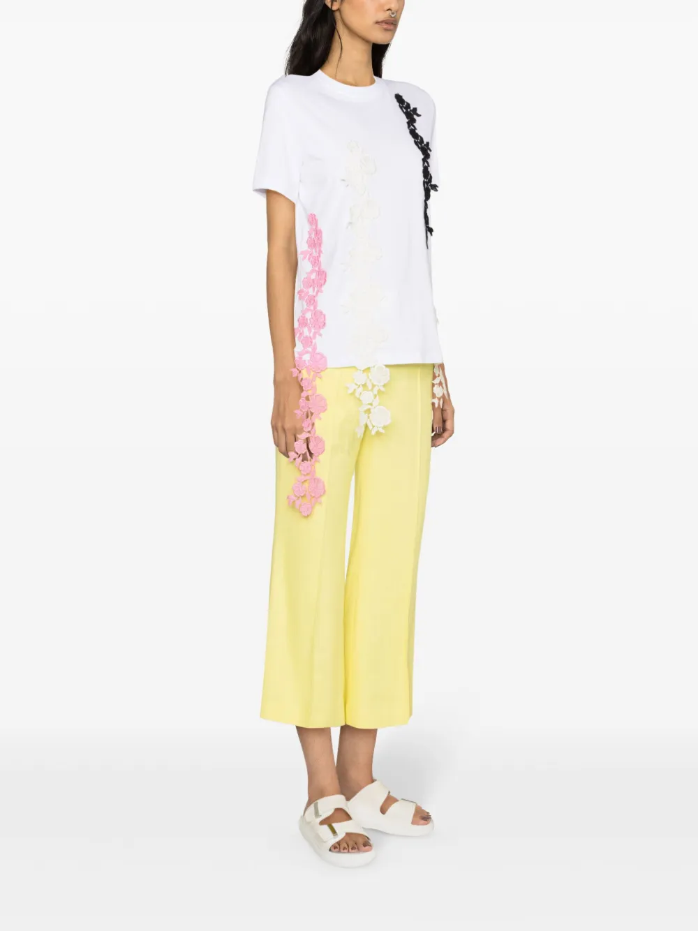 MSGM Katoenen T-shirt Wit