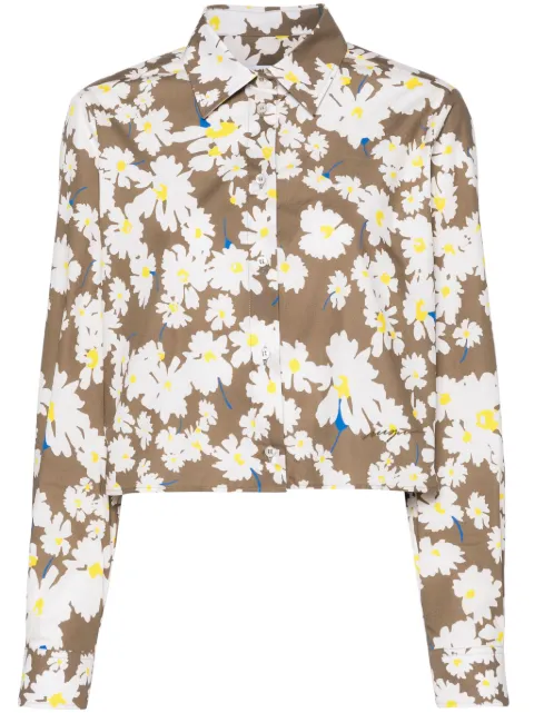 MSGM blommig skjorta