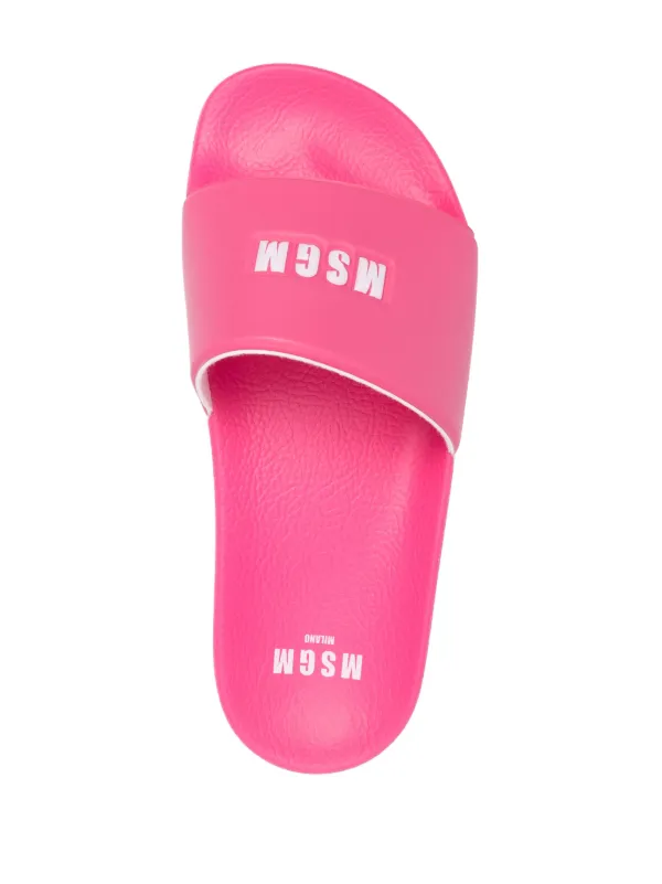 MSGM Logo Embossed サンダル MSGM サンダル 「NEW」MSGMエンボスロゴ シャワーサンダル