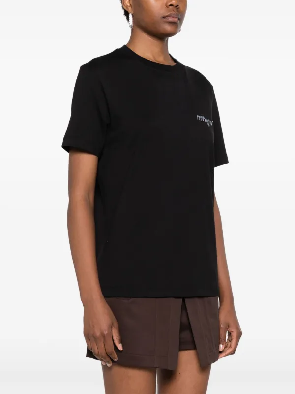 MSGM ロゴ Tシャツ | ブラック | FARFETCH JP