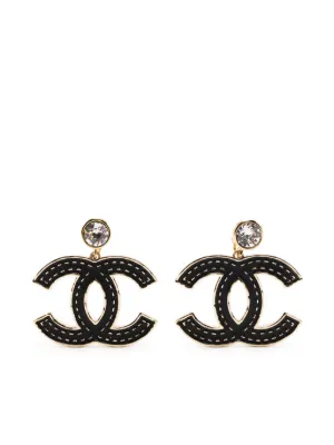 Pre owned chanel earrings on sale