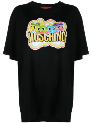 Moschino モスキーノ ロゴ Tシャツ | ブラック | FARFETCH JP