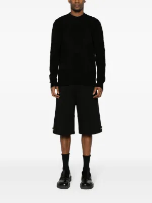 アレキサンダーマックイーン ウールジップショーツ ブラック Alexander McQueen(アレキサンダー・マックイーン)メンズ