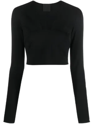 Saint Laurent ドレープ ブラウス | ブラック | FARFETCH JP