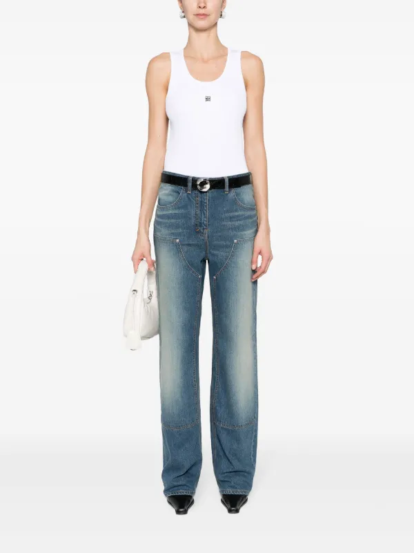 【関税＆送料込み】Givenchy Straight Denim Jeans Givenchy straight-leg Jeans | Blue | FARFETCH