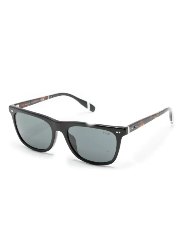 Polo Ralph Lauren Lunettes De Soleil a Monture Carree Noir FARFETCH DZ