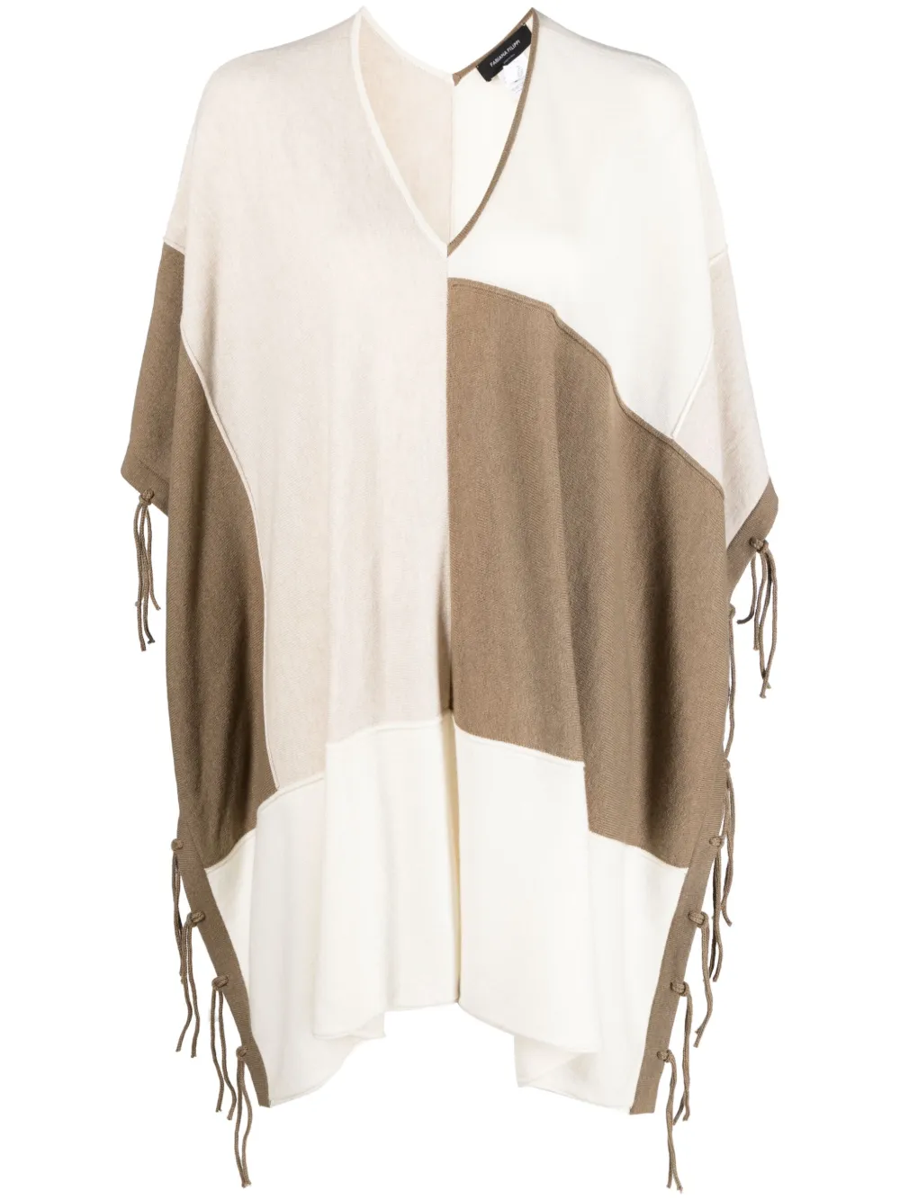 Fabiana Filippi Fijngebreide top Beige