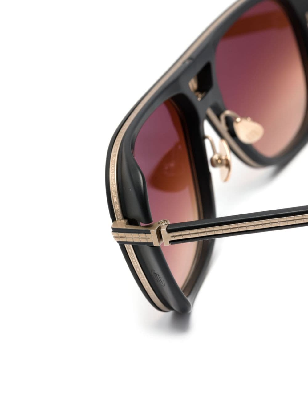 Shop Matsuda M3023v2 Pilot-frame Sunglasses In Black