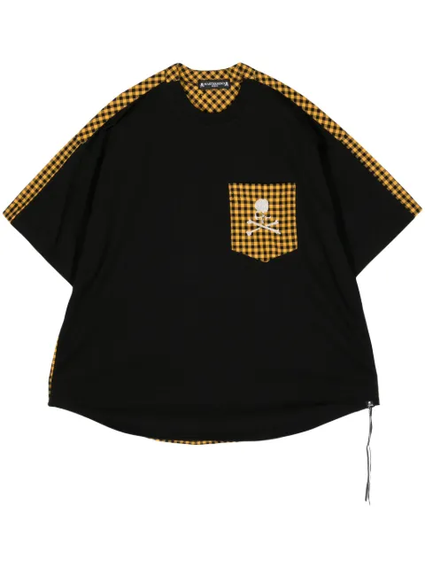 Mastermind World panelled colour-block T-shirt