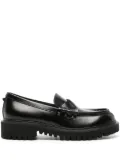 Valentino Garavani Rockstud-embellished leather loafers - Black
