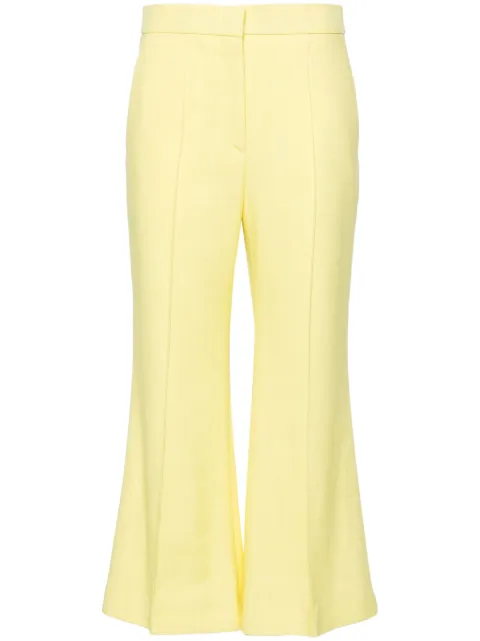MSGM pantalones capri con tiro medio