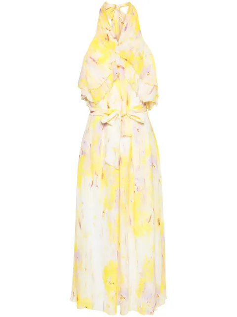 MSGM floral-print maxi dress
