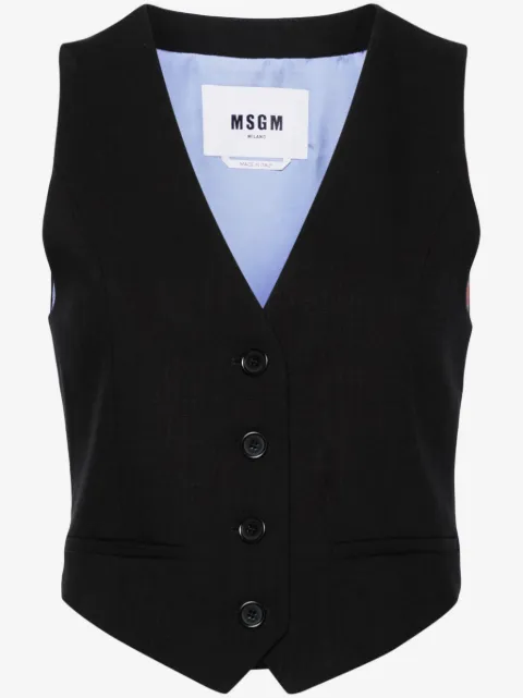 MSGM chaleco de vestir con botones