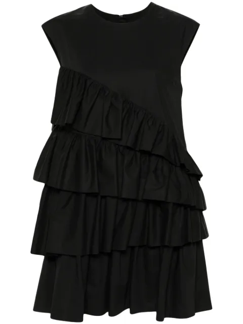 MSGM ruffle-detailing cotton dress