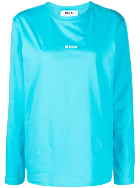 MSGM logo印花棉T恤