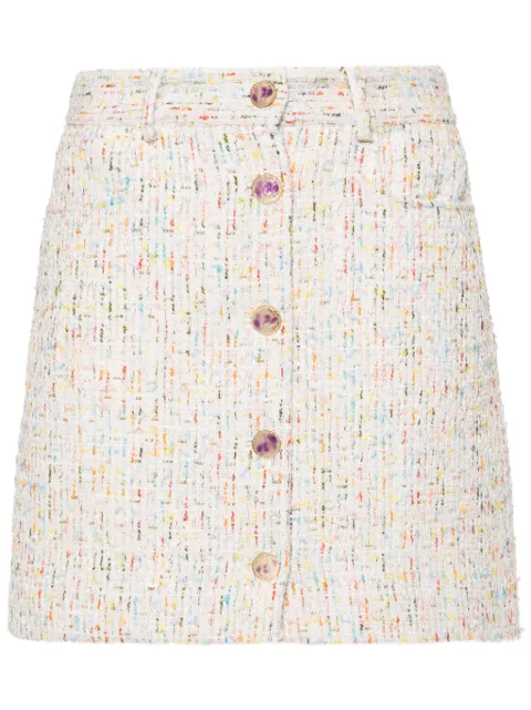 MSGM bouclé mini skirt