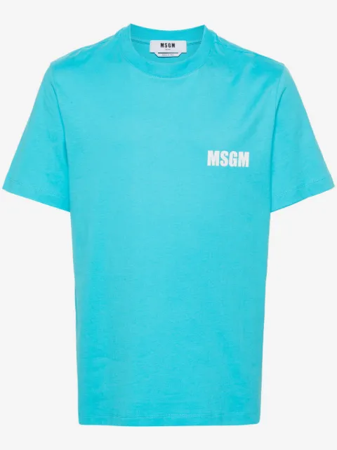 MSGM logo-print cotton T-shirt