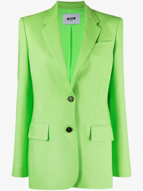 MSGM blazer texturizado con botones