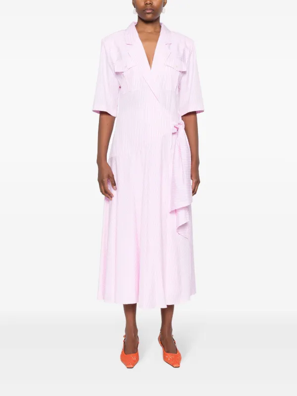 Msgm striped dress cheap