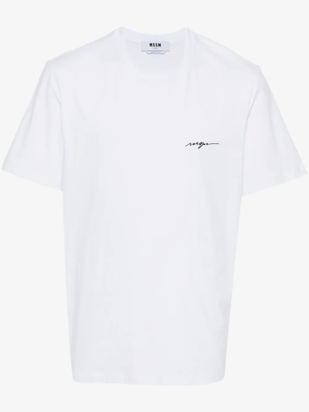 MSGM playera con logo bordado | blanco | Image 1