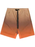 MSGM gradient-effect bermuda shorts - Blue