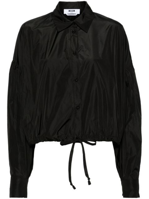 MSGM chemise boutonnée à manches bouffantes