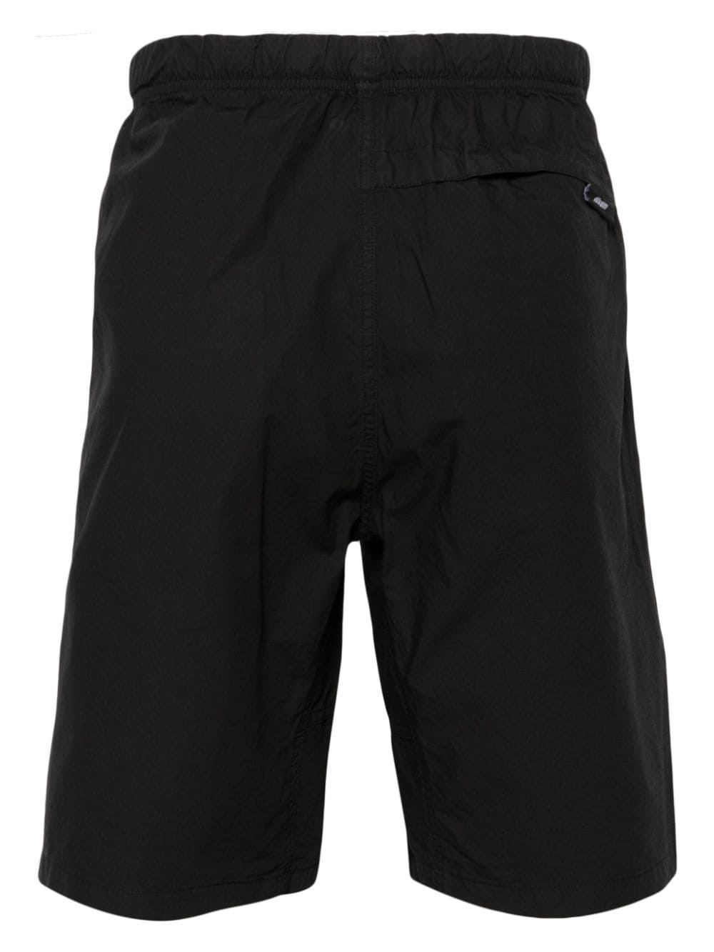 Shop Msgm Cotton Deck Shorts In Black