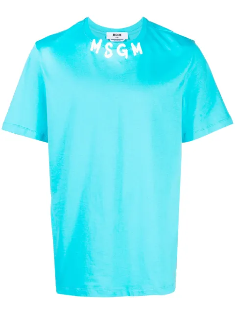 MSGM logo-print cotton T-shirt
