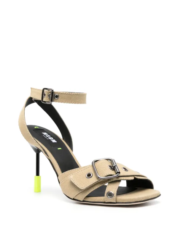 MSGM アイレットディテール サンダル | ニュートラル | FARFETCH JP
