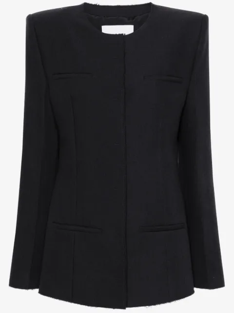 MSGM raw-cut tailored jacket
