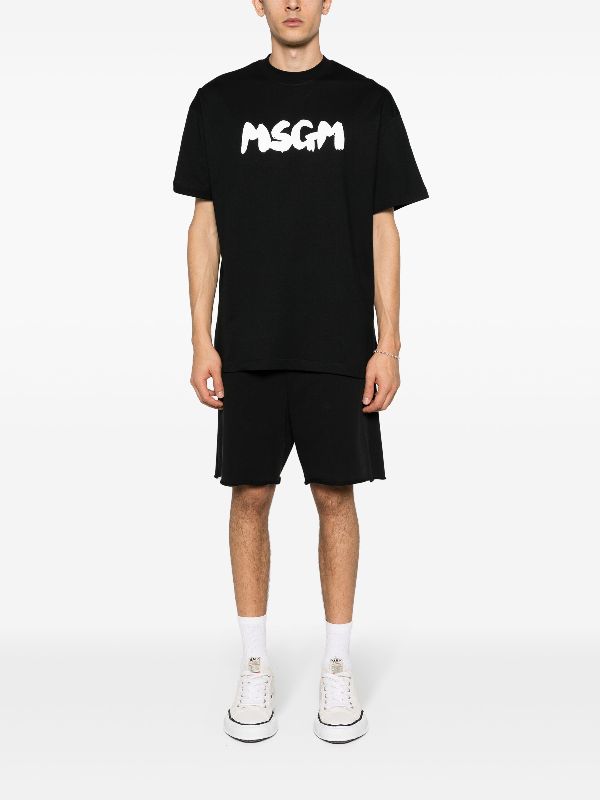 MSGM logo-print Cotton T-shirt - Farfetch