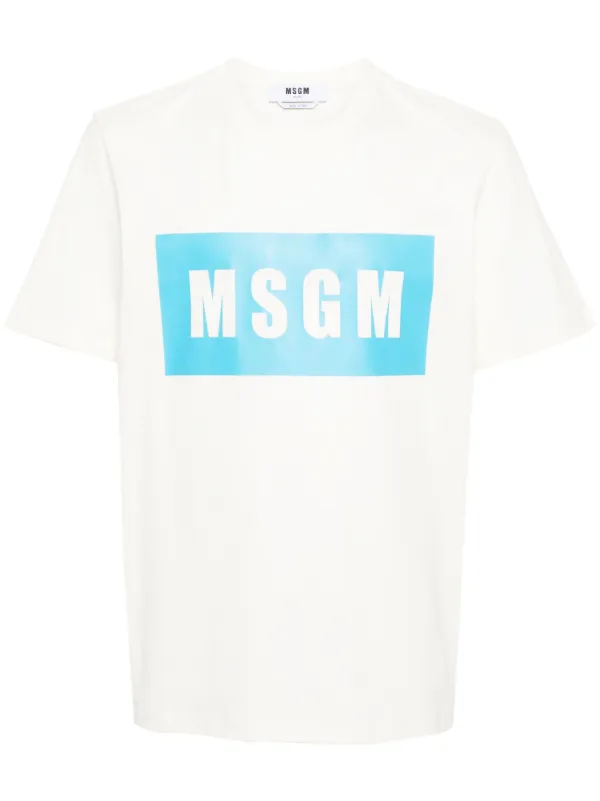 MSGM Tシャツ MSGM ロゴ Tシャツ | ニュートラル | FARFETCH JP