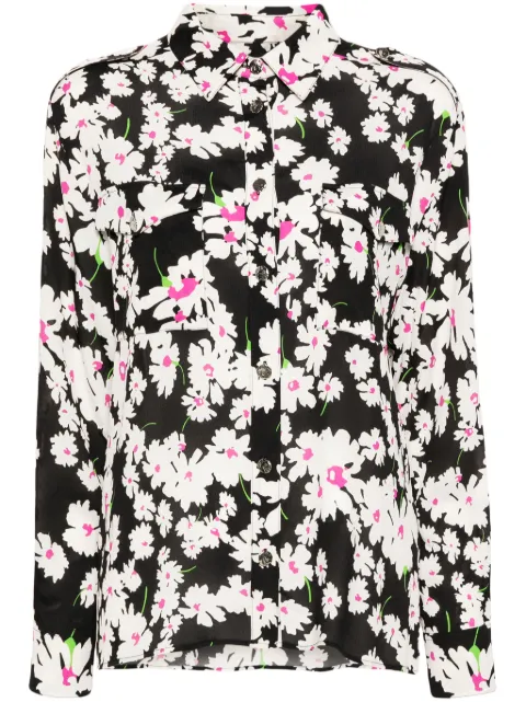 MSGM floral-print button-fastening shirt  