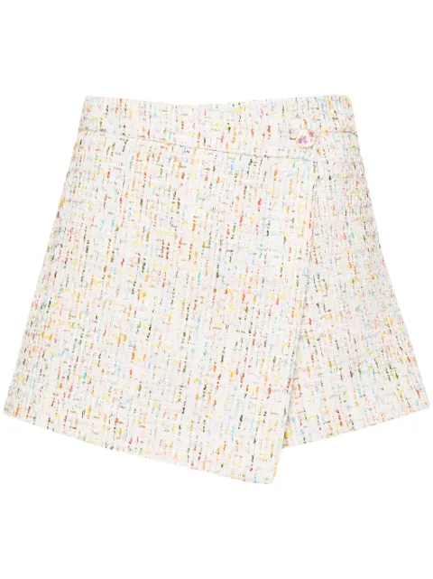 MSGM bouclé mini skorts