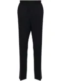 MSGM logo-waistband tailored trousers - Blue