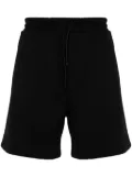 MSGM logo-print track shorts - Black