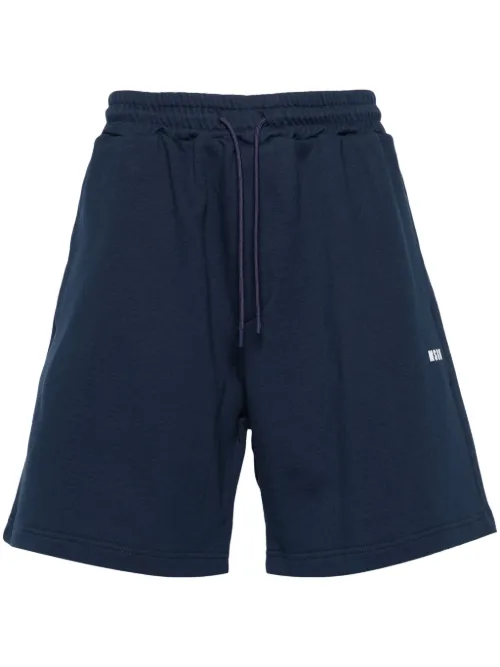 Short de sport à logo imprimé - MSGM - Modalova