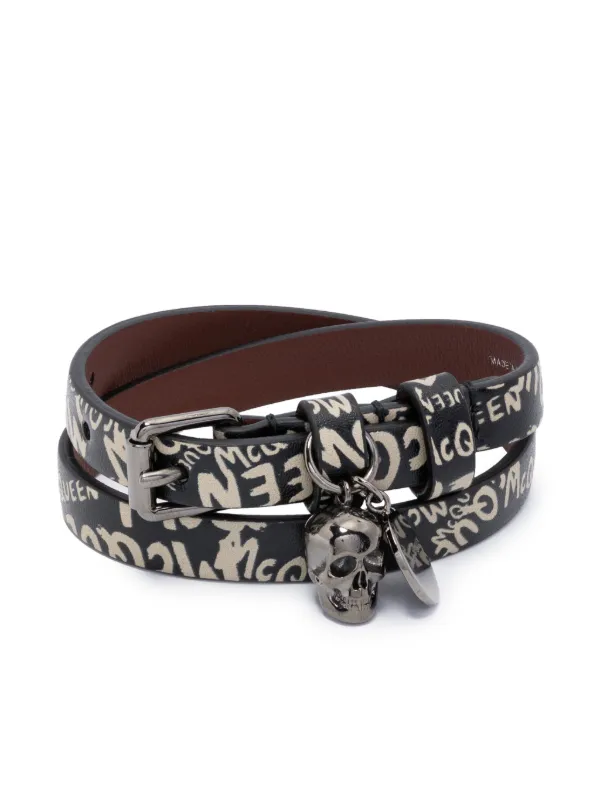 Double on sale leather bracelet