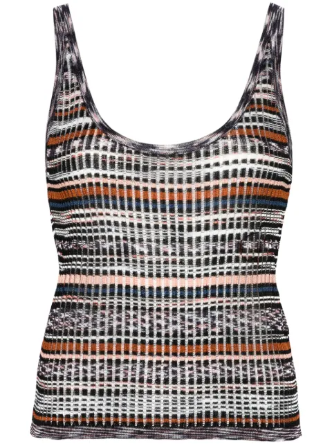 Missoni striped ribbed tank top
