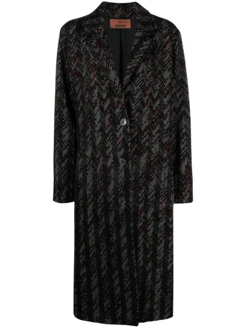 Missoni zigzag single-breasted coat