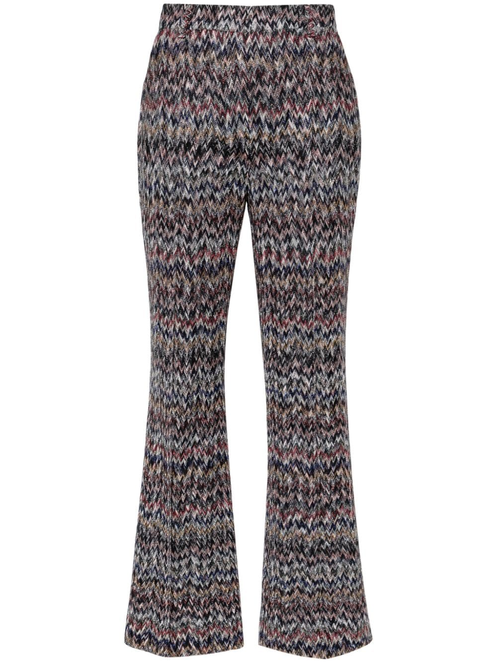 Missoni Cropped broek Blauw