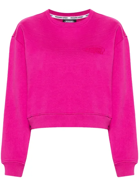 Missoni logo-embroidered cotton sweatshirt