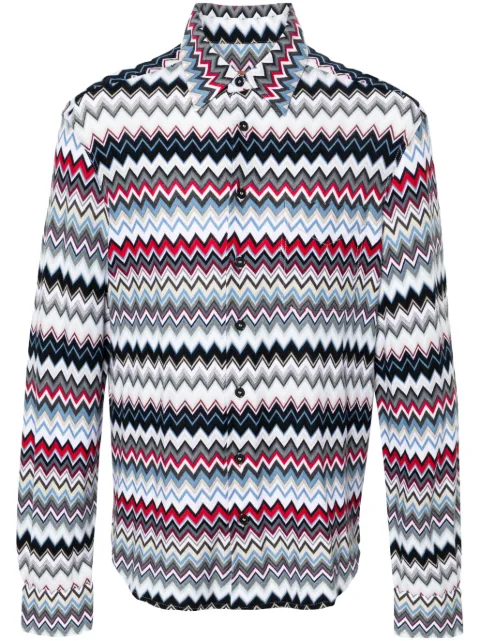 Missoni camisa de tejido chevron