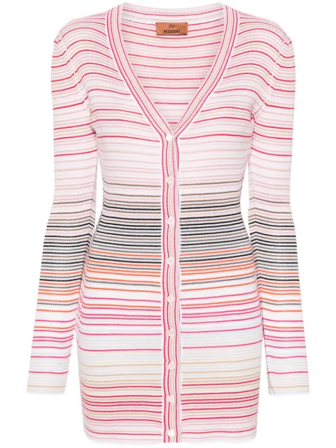 Missoni V-neck striped cardigan