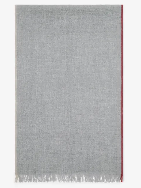 Brunello Cucinelli fringed cashmere-silk scarf