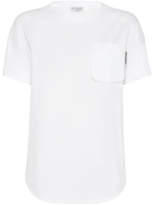 Brunello Cucinelli モニーレ Tシャツ | ホワイト | FARFETCH JP