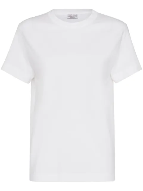 Brunello Cucinelli playera con ribete Monili